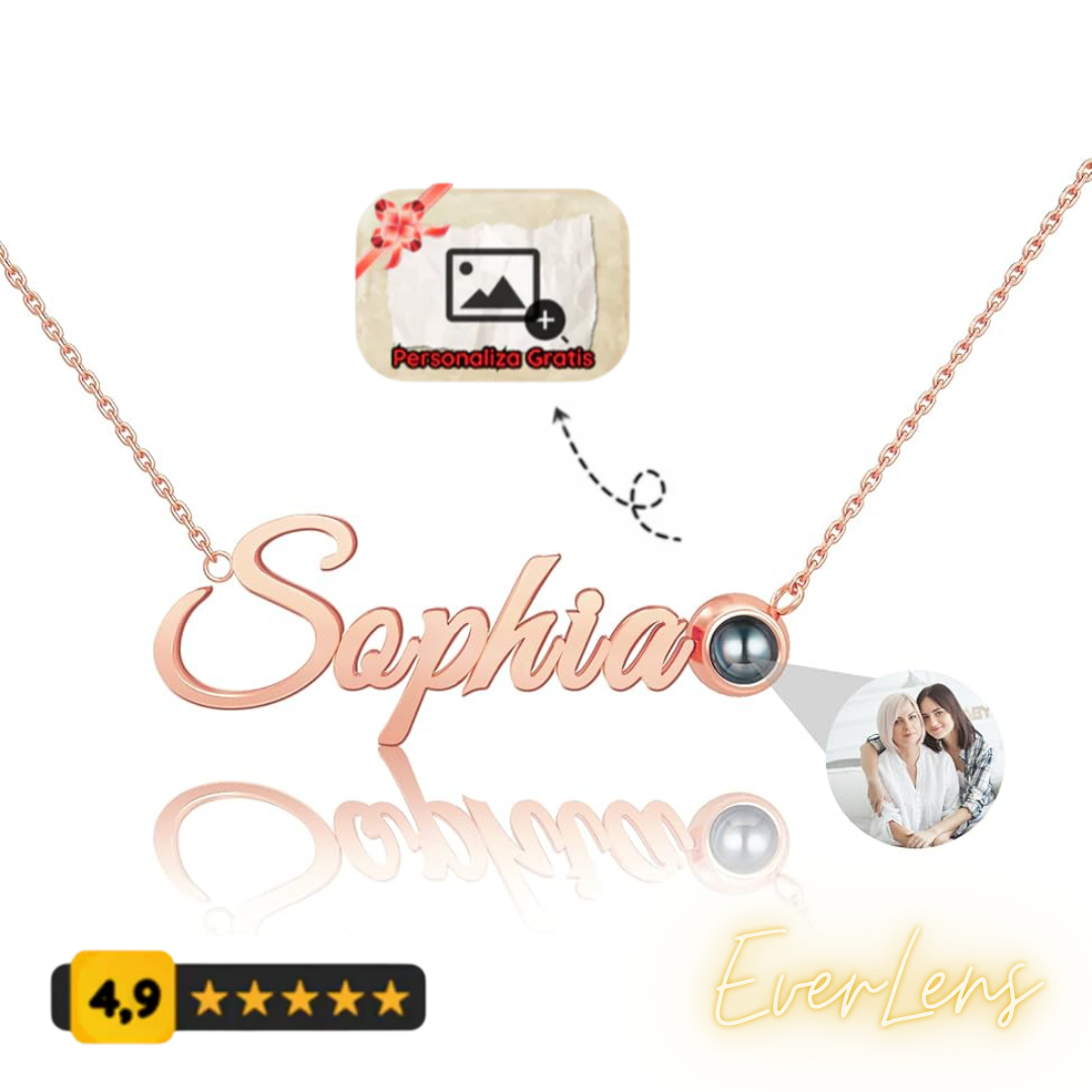 Collar Personalizado con Nombre y Foto Mágica