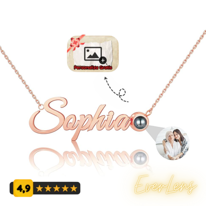 Collar Personalizado con Nombre y Foto Mágica