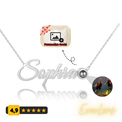 Collar Personalizado con Nombre y Foto Mágica
